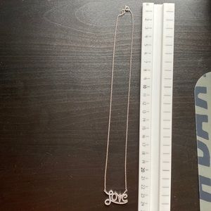 LOVE NECKLACE- sterling silver